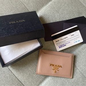 Prada card wallet